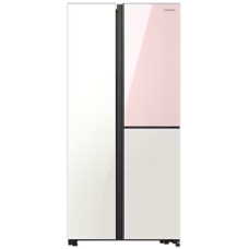 Samsung RH62A50E16C Side by Side Refrigerator with Food Showcase and SpaceMax Technology, 676L
