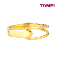 TOMEI Modern Bangle, Yellow Gold 999 (5D) (5D-L-005)