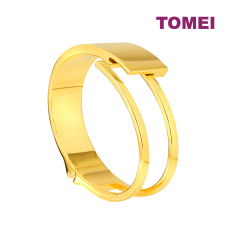 TOMEI Stylish Bangle, Yellow Gold 999 (5D) (5D-L-008)