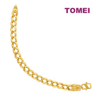 TOMEI Dragon Skin Linked Bracelet, Yellow Gold 999 (5D) (5D-M-055)