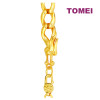 TOMEI Dragon Head Linked Bracelet, Yellow Gold 999 (5D) (5D-M-056)