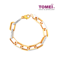 TOMEI Bracelet, Yellow Gold 916 (9M-B6388B-2C)