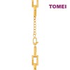TOMEI Classic Chain Bracelet, Yellow Gold 916 (9M-YG1428B-1C)