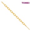 TOMEI Classic Chain Bracelet, Yellow Gold 916 (9M-YG1428B-1C)