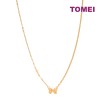 TOMEI Butterfly Necklace, Yellow Gold 916 (9N-JE29-002-1C)