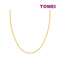 TOMEI Minimalist Ball Necklace, Yellow Gold 916 (9N-KKP7642-1C)