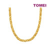 TOMEI Sparkling Long Necklace, Yellow Gold 916 (9N-NC3759-DRG-1C)
