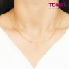 TOMEI First Love Necklace, Yellow Gold 916 (52cm) (9N-ZS14-04)