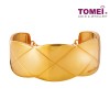 TOMEI Anastasia Wide Bangle, Yellow Gold 916 (AS-GS-YG1320B-1C)