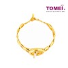 TOMEI Anastasia with Sophisticated Glamour Bangle, Yellow Gold 916 (AS-YG1249B-1C)