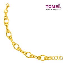 TOMEI Allure Bracelet, Yellow Gold 916 (BB3356-1C)