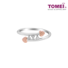 TOMEI Love Is Beautiful Collection Diamond RIng, White+Rose Gold 585 (D60069282)