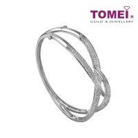TOMEI Diamond Bangle, White Gold 750 (DL0006556)