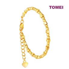TOMEI KIds Beads Bangle, Yellow Gold 916 (GGVJ000174-1C)