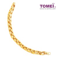 TOMEI Lusso Italia Bracelet, Yellow Gold 916 (HOB10050-1C)