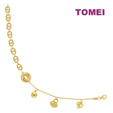 TOMEI Lusso Italia Bracelet, Yellow Gold 916 (IM-B22HL0848-1C)