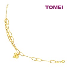 TOMEI Lusso Italia Bracelet, Yellow Gold 916 (IM-B22HL1076-1C)