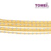TOMEI Dual-Tone Lusso Italia Layered Beads and Tube Bracelet, Yellow Gold 916 (IM-F159BR-2C)