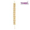 TOMEI Lusso Italia Tri-Tone Layered Bracelet, Yellow Gold 916 (IM-ORI1208-3C)