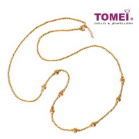 TOMEI Necklace, Yellow Gold 916 (NN3359-1C)