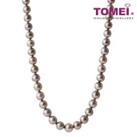 TOMEI Tahiti Pearl Necklace, Silver 925 (PN0017497)