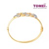TOMEI Bangle, Yellow Gold 916 (9L-BG119-2C)