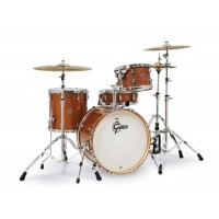 Gretsch CT1-J404-BS Catalina Club 4-Piece Drum Shell Kit Set(20inch Bass), Bronze Sparkle