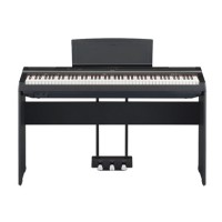 Yamaha P-125 88-key Weighted Action Digital Piano - Black, Bundle 